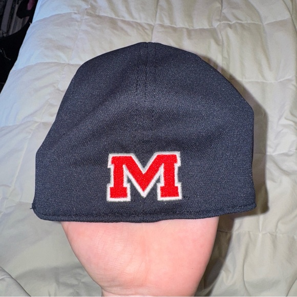 Ole miss one size fits all navy and red baseball cap camo - Picture 2 of 6